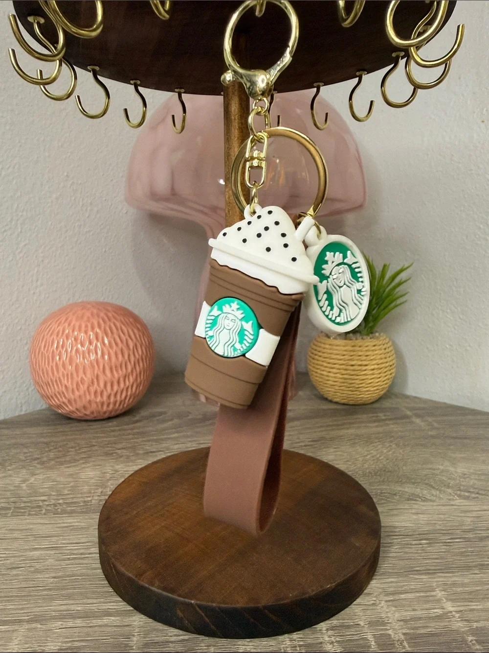 Starbucks Latte Silicone Keychain